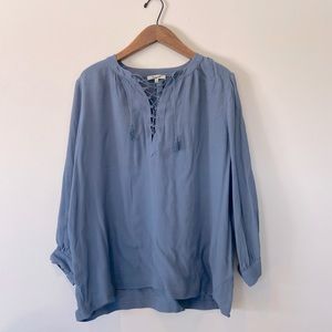Madewell lace up top